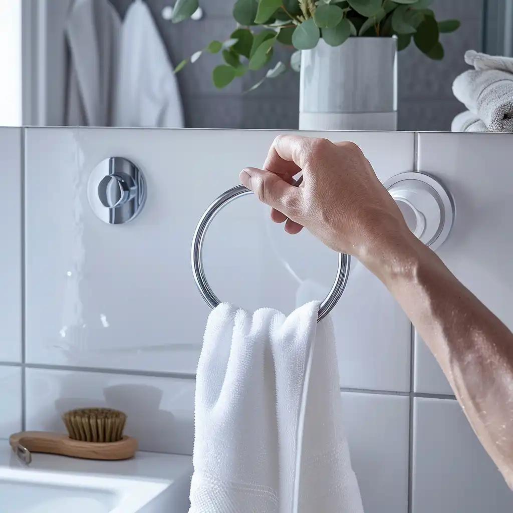 Hoe Installeer Je Een Handdoekring?